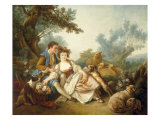 The Basket of Roses, 1785 Giclee Print by Jean-Baptiste Huet