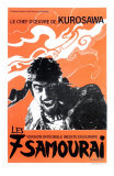 Seven Samurai, French Movie Poster, 1954 Plakáty Seven Samurai, French Movie Poster, 1954 Plakáty