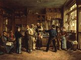 The Wine Merchant Giclee Print by Leon Marie Dansaert
