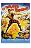 The Thief of Baghdad, French Movie Poster, 1924 Kunstdruck