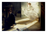 Love and a Student, 1898 Giclee Print by Charles Sims
