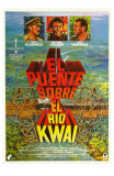 Bridge on the River Kwai, Spanish Movie Poster, 1958 Poster