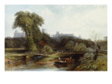 View of Windsor Castle Giclee Print by Thomas Creswick