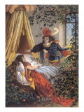 The Prince Discovers the Sleeping Princess reproduction procédé giclée par Jouvet 