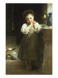 Mauvaise Ecoliere, 1871 Giclee-trykk av William Adolphe Bouguereau Mauvaise Ecoliere, 1871 Giclee-trykk av William Adolphe Bouguereau