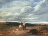 The Cross Roads Giclee Print by David Cox