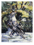 The Luxembourg Gardens Lámina giclée por Samuel John Peploe
