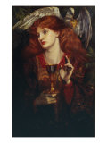 The Damsel of the Sanct Grail, 1874 Giclée-Druck von Dante Gabriel Rossetti