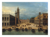 Venice, the Piazza San Marco Giclee Print by Louis de Caullery
