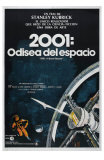 2001: A Space Odyssey, Argentine Movie Poster, 1968 Print