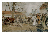 A Market Scene, 1909 Giclee Print by Antoni Kozakiewicz