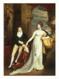 Portrait of Mary Montagu and Robert Copley, Her Brother reproduction procédé giclée par John Singleton Copley