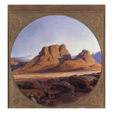 Mount Sinai, 1853 Giclee Print by Edward Lear