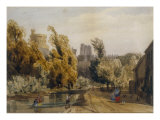 View of Windsor Castle from the Thames Giclee Print by Thomas Shotter Boys