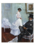 Une Scene Galante Reproduction procédé giclée par Jean Louis Forain