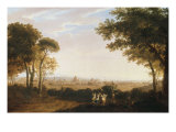 A View of Florence, 1824 Giclee Print by Giuseppe Gherardi