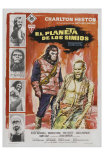 Planet of the Apes, Spanish Movie Poster, 1968 Photo