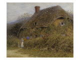Woman by a Cottage Gate Lámina giclée por Helen Allingham Woman by a Cottage Gate Lámina giclée por Helen Allingham