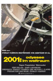 2001: A Space Odyssey, German Movie Poster, 1968 Posters