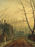 Hampstead - Autumn Gold, 1880 reproduction procédé giclée par John Atkinson Grimshaw