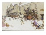 The Coach has arrived! Giclee Print by Cecil Aldin