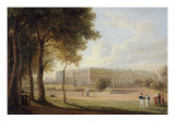 A View of Hampton Court Palace, 1827 (One of a Pair) Giclee Print by Henry Bryan Ziegler