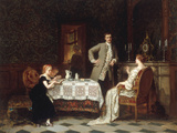 Tea-Time Giclee Print by Antoine Emil Plassan