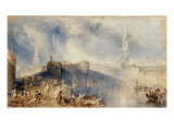 Inverness, from across the River Ness Giclee Print by William Turner