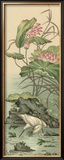 Crane and Lotus Panel II Posters by Racinet 