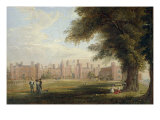 A View of Hampton Court Palace, 1827 (One of a Pair) Giclee Print by Henry Bryan Ziegler