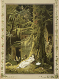 Snow White: When the Dwarfs Returned, They Discovered the Sleeping Snow White reproduction procédé giclée par V.p. Mohn