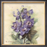 Delphinium Magic Art by Paul Mathenia