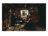 Peeling Potatoes Giclee Print by Tom McEwan