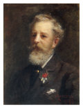 Portrait of a Man (one of a pair from Portraits of a Couple), 1878 Giclee Print by Daniele Ranzoni