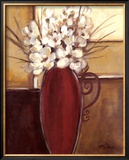 Crimson Pottery II Posters by Joy Alldredge