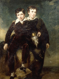 Portrait of Lionel and George Bonar Giclee Print by John Symen
