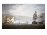 The Defeat of the Dutch Fleet off Egero, Norway, 22 August 1795, 1796 Giclee Print by Nicholas Pocock