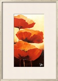 Three Red Poppies I Posters by Jettie Rosenboom