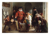 Children at the Tower Giclee Print by George B. O'neil