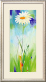 White Daisy Panel Posters by Heinz Voss