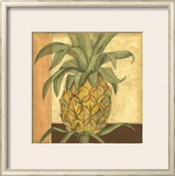 Golden Pineapple II Poster by Jennifer Goldberger