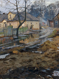 Village in Spring Giclee Print by Arnold Borisovich Lakhovsky
