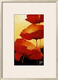 Three Red Poppies II Prints by Jettie Rosenboom
