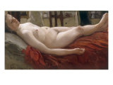 Female Nude (Wife of the artist) Giclee Print by B.M. Kustodiev