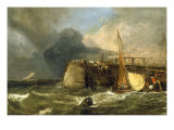 Old Margate Pier Giclee Print by William Turner