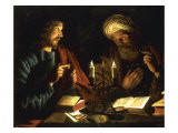 Christ and Nicodemus Impressão giclée por Crijn Hendricksz Volmarijn