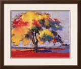 Twilight Oak I Print by Dennis Rhoades