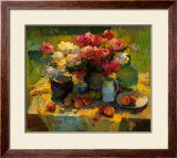 Garden Still Life Print by Galust Berian