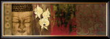 Buddha Orchid Posters by Elizabeth Jardine