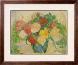 Flower Arrangement Print by Leo Gestel